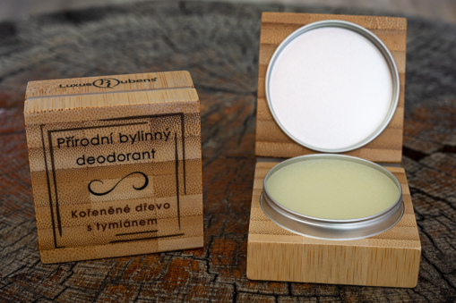 Deodorant krémový - Kořeněné dřevo s tymiánem